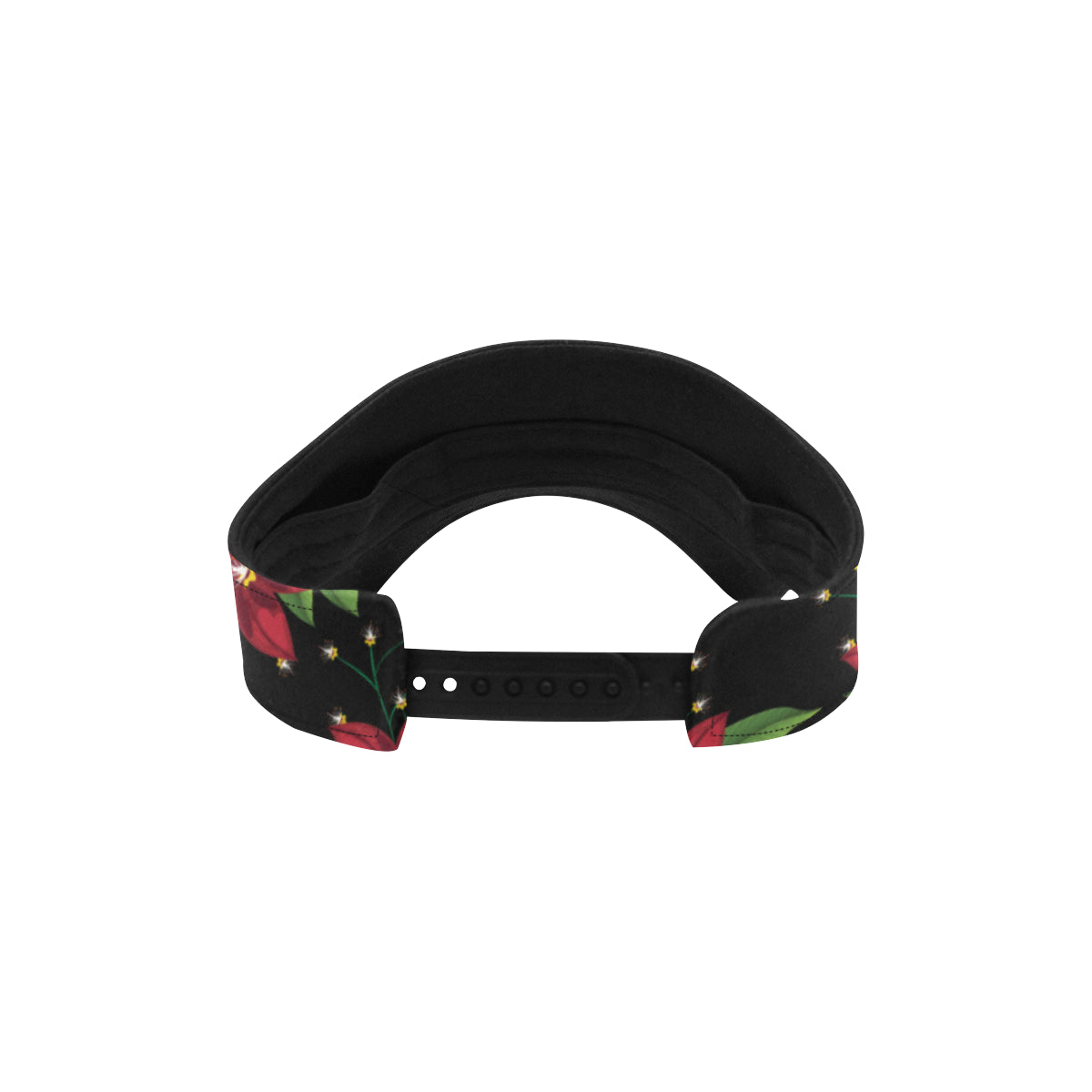 Poinsettia Pattern Print Design A01 Unisex Sun Visor