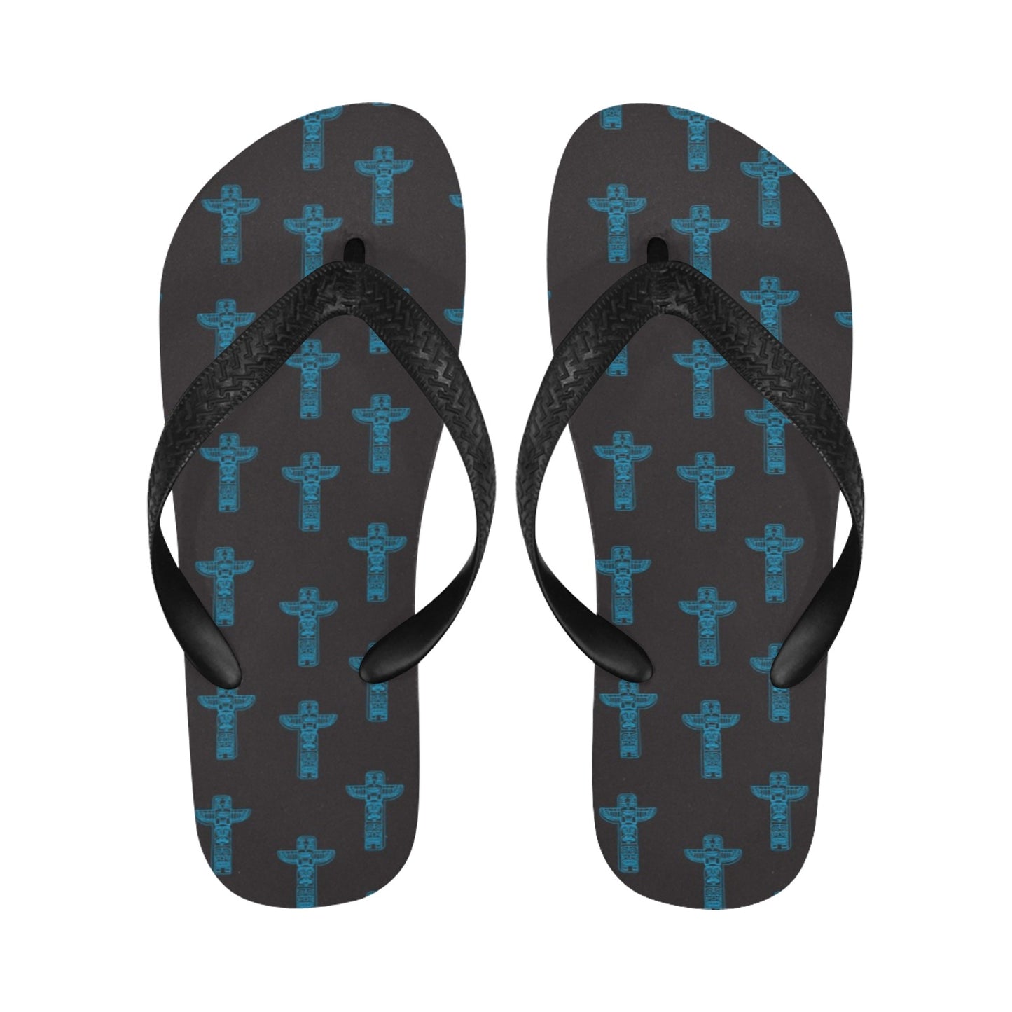 Totem Print Design LKS304 Flip Flops