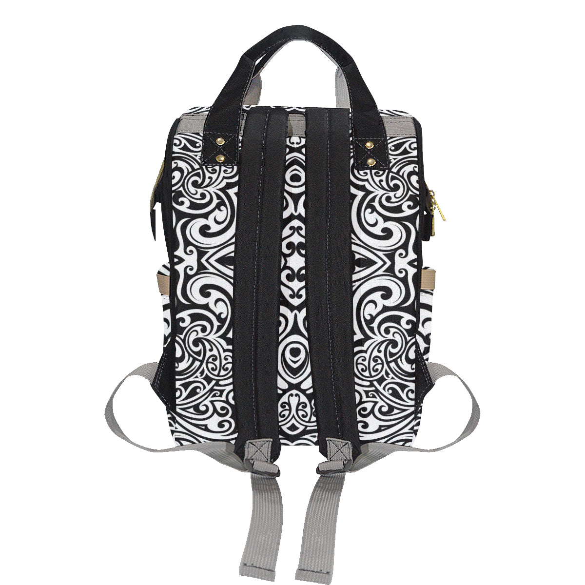Polynesian Tattoo Pattern Diaper Bag Backpack