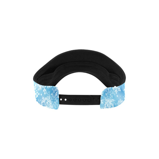 Snowflake Blue Print Design LKS301 Unisex Sun Visor