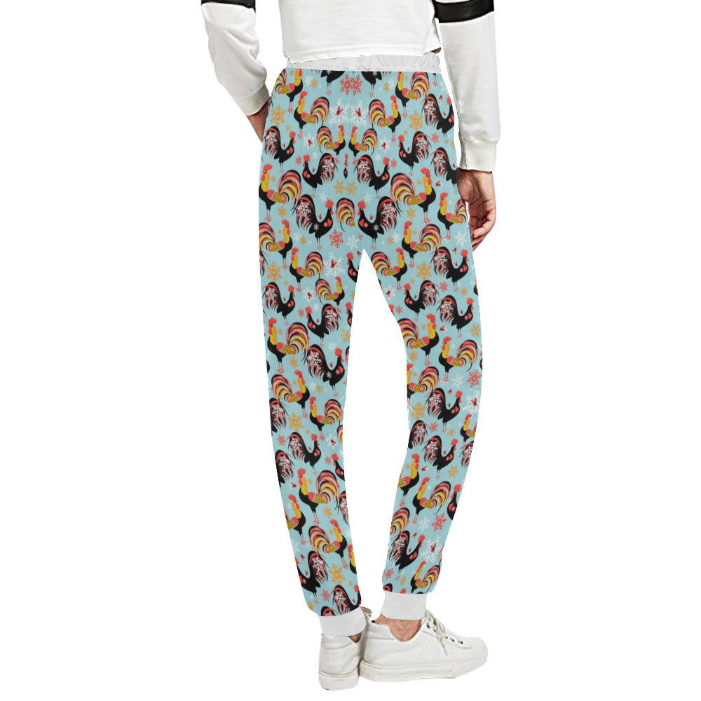Rooster Themed Design Unisex Sweatpants