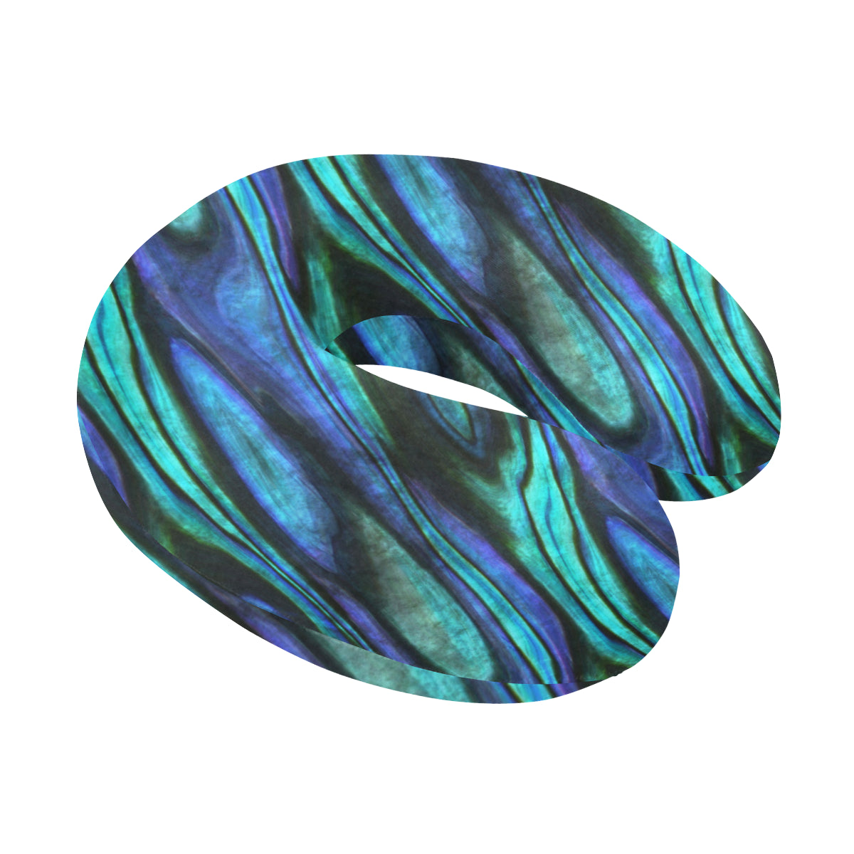 Abalone Pattern Print Design 03 U-Shaped Travel Neck Pillow