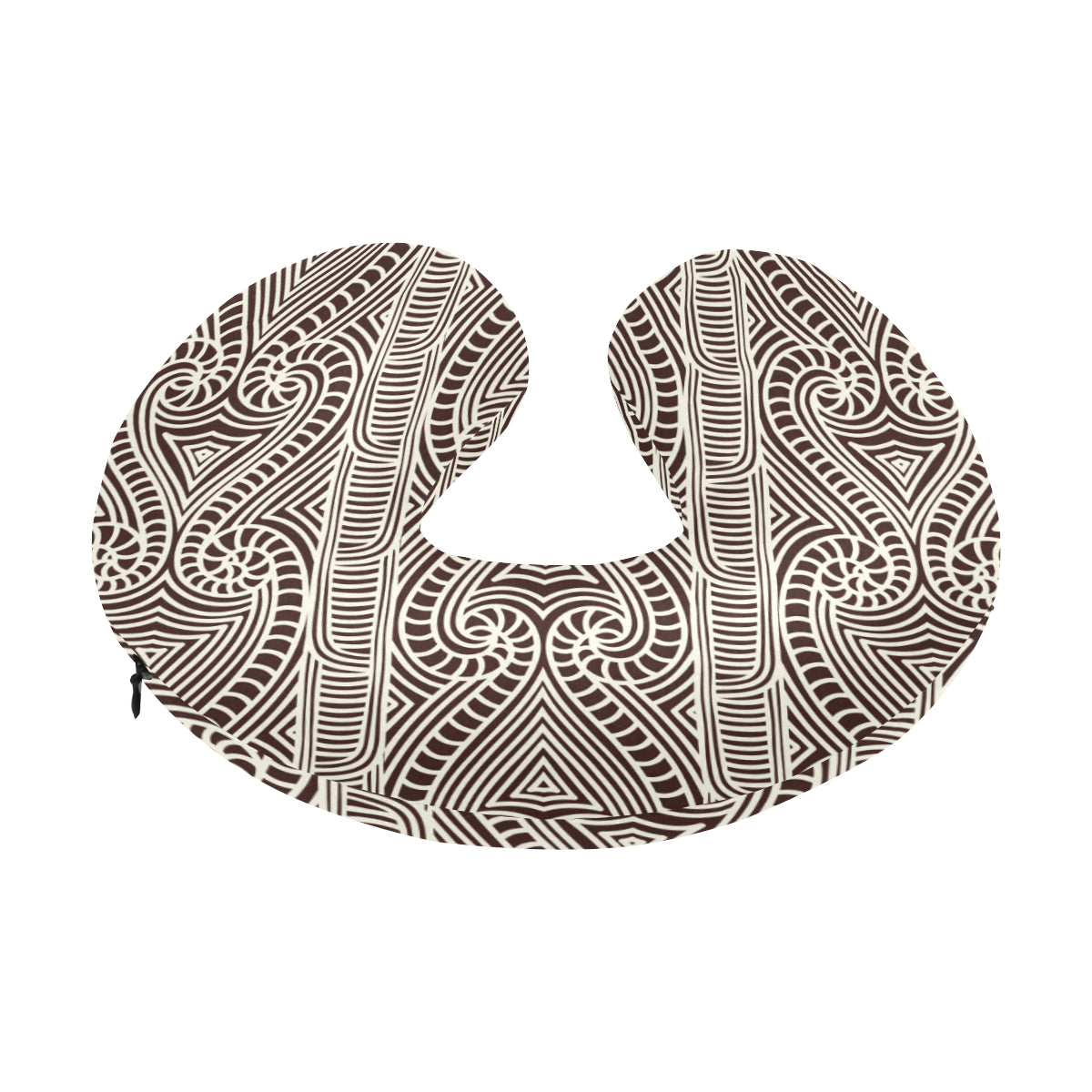 Maori Pattern Print Design 04 U-Shaped Travel Neck Pillow