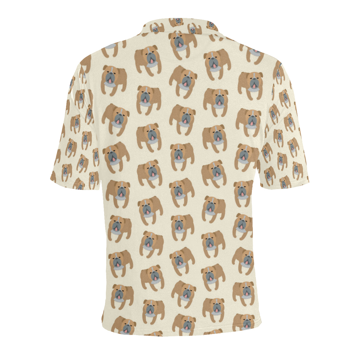 Bulldogs Pattern Print Design 01 Men Polo Shirt