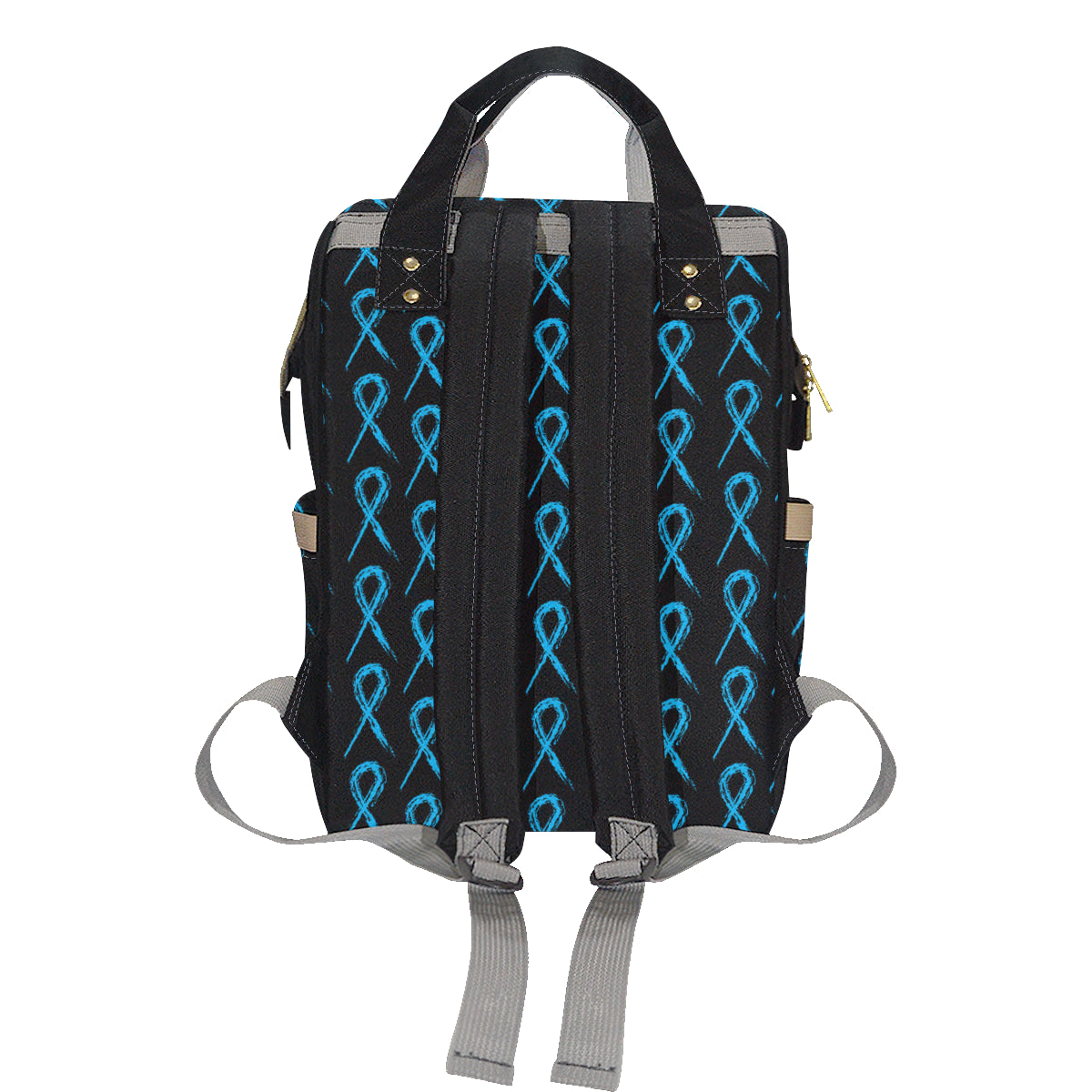 Prostate cancer Pattern Print Design A02 Diaper Bag Backpack