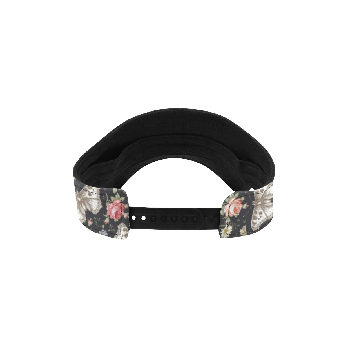 Butterfly Flower Pattern Print Design 07 Unisex Sun Visor