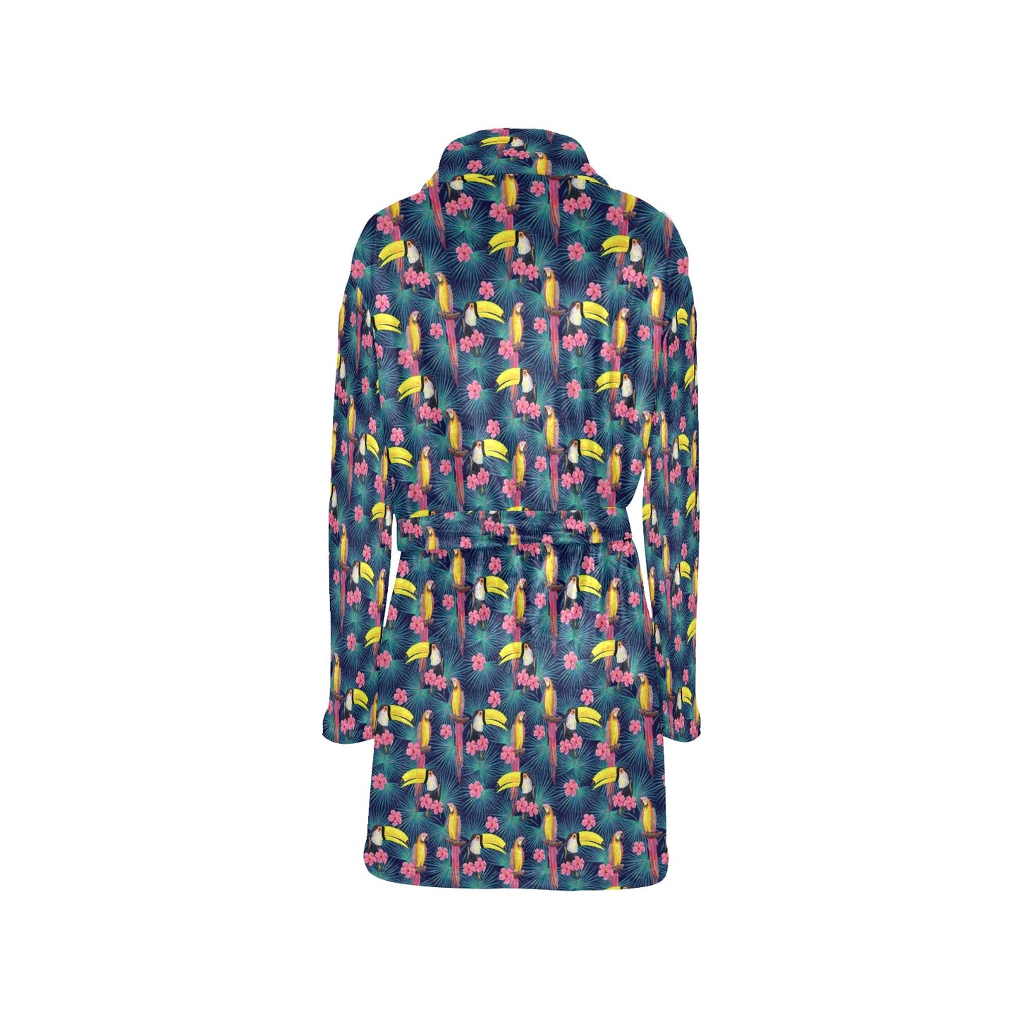 Toucan Parrot Design Women's Fleece Robe