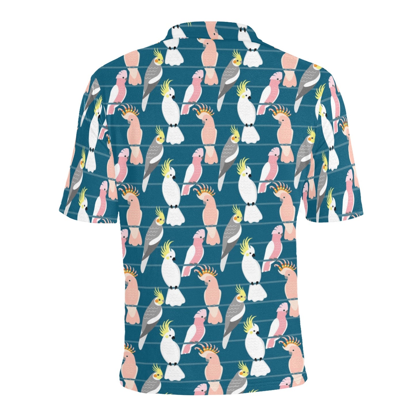 Cockatoo Print Design LKS401 Men Polo Shirt