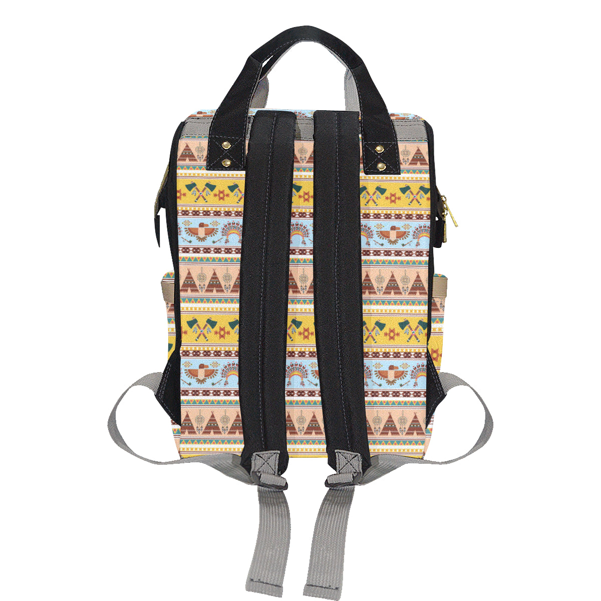 Native American Pattern Design Print Diaper Bag Backpack
