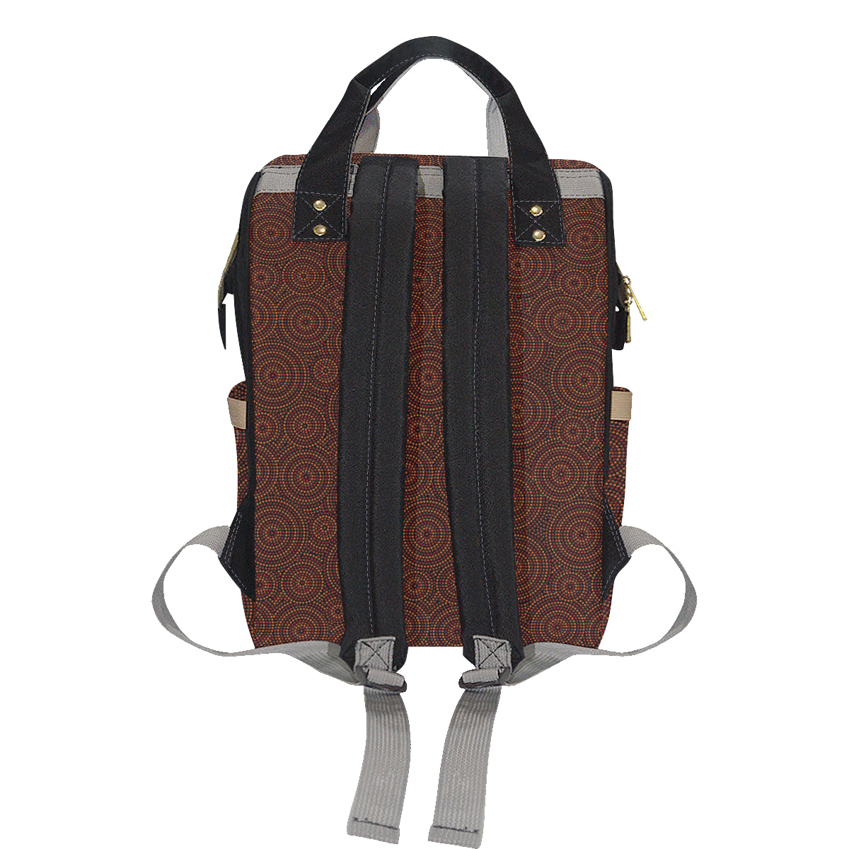 Aboriginal Pattern Print Design 02 Diaper Bag Backpack