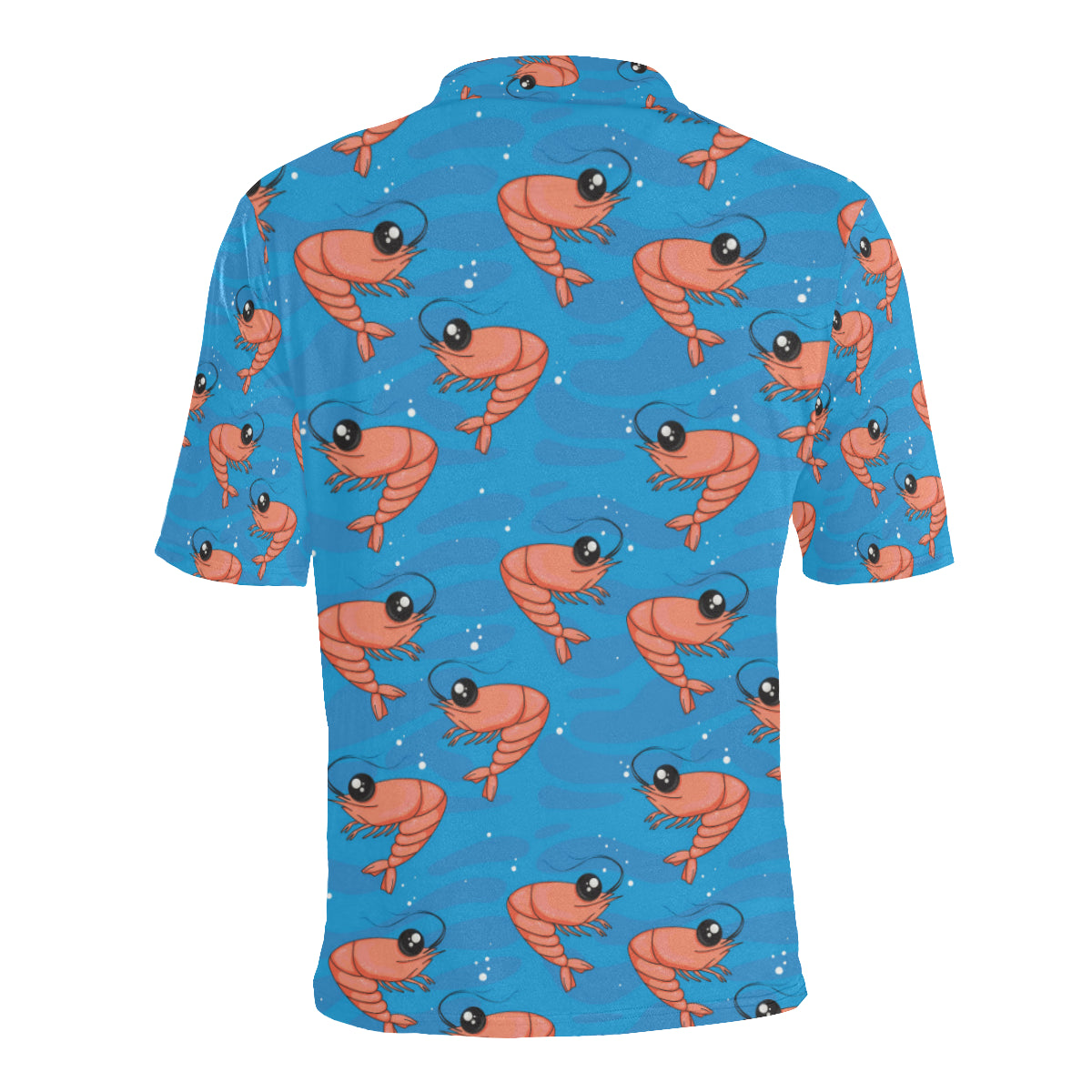 Prawn Cute Pattern Print Design 03 Men Polo Shirt