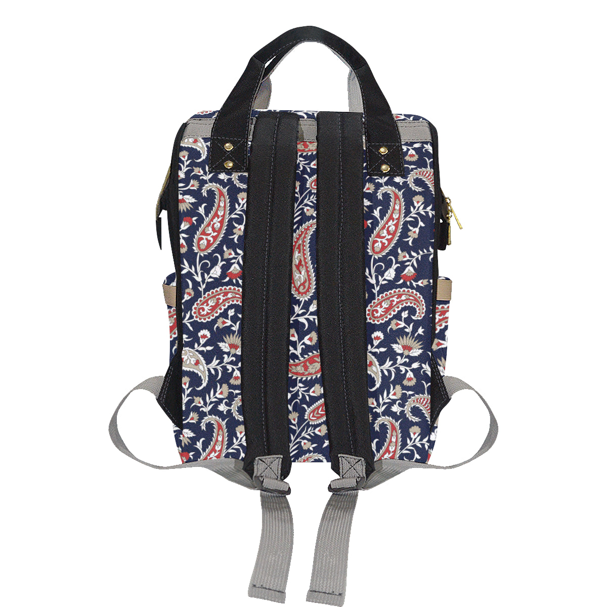 Paisley Pattern Print Design A05 Diaper Bag Backpack