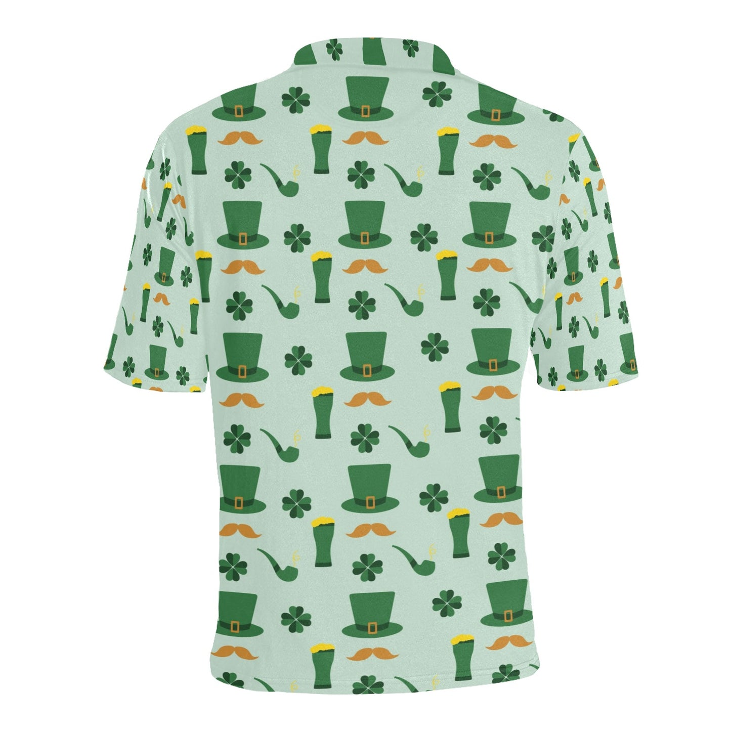 St Patricks Day Print Design LKS304 Men Polo Shirt