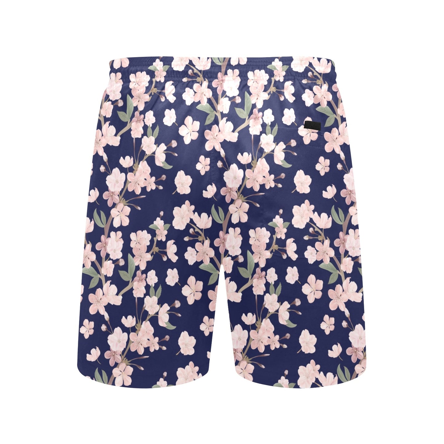 Sakura Print Design LKS301 Men's Swim Trunks Beach Shorts