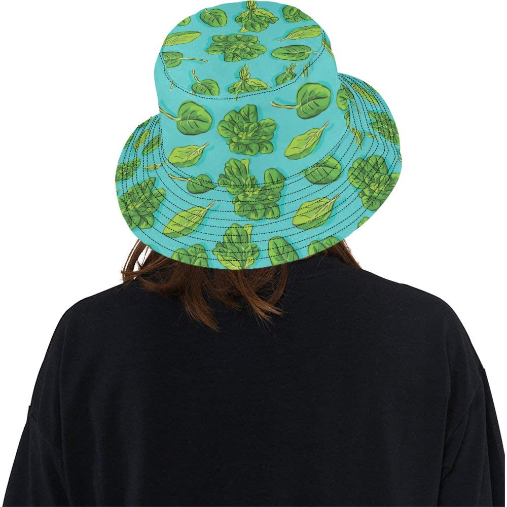 Spinach Print Design LKS301 Unisex Bucket Hat