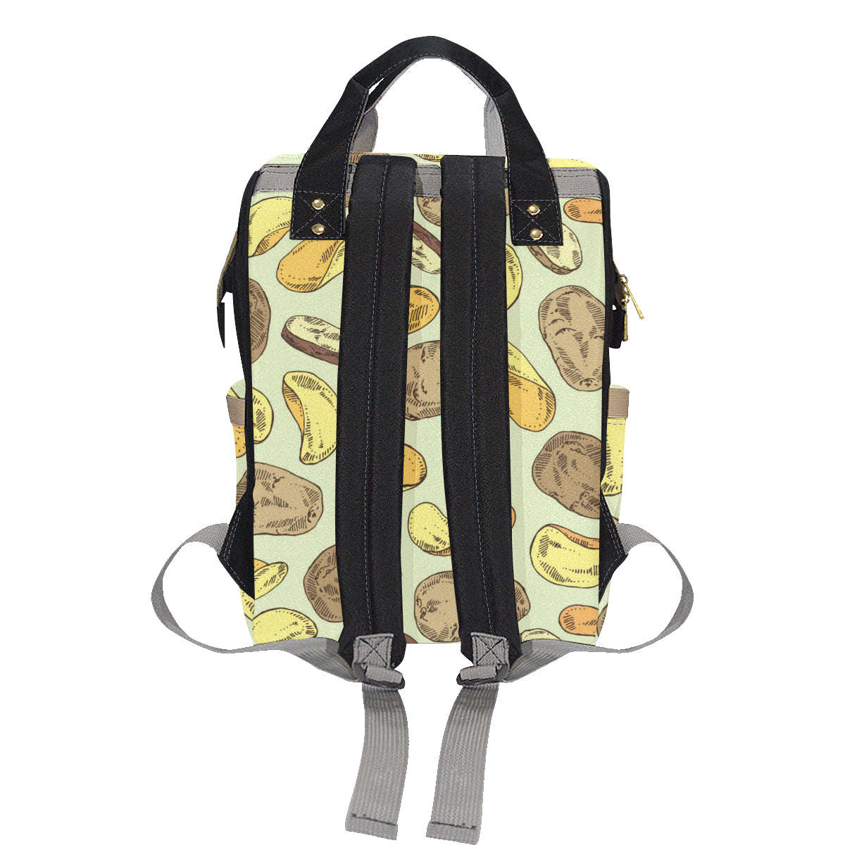 Potato Pattern Print Design A03 Diaper Bag Backpack