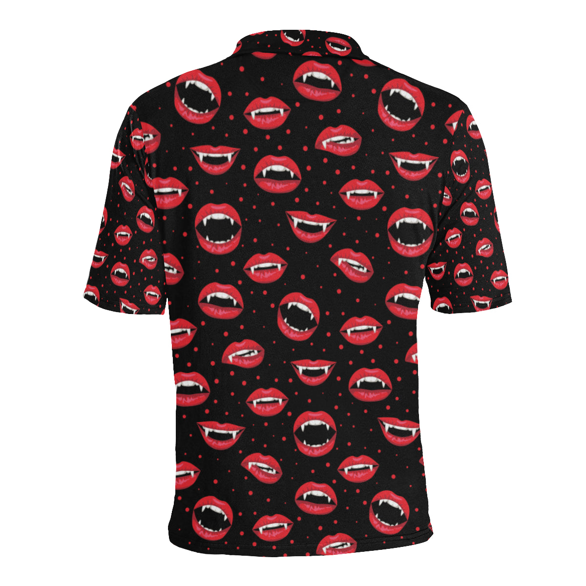 Halloween Pattern Print Design 01 Men Polo Shirt