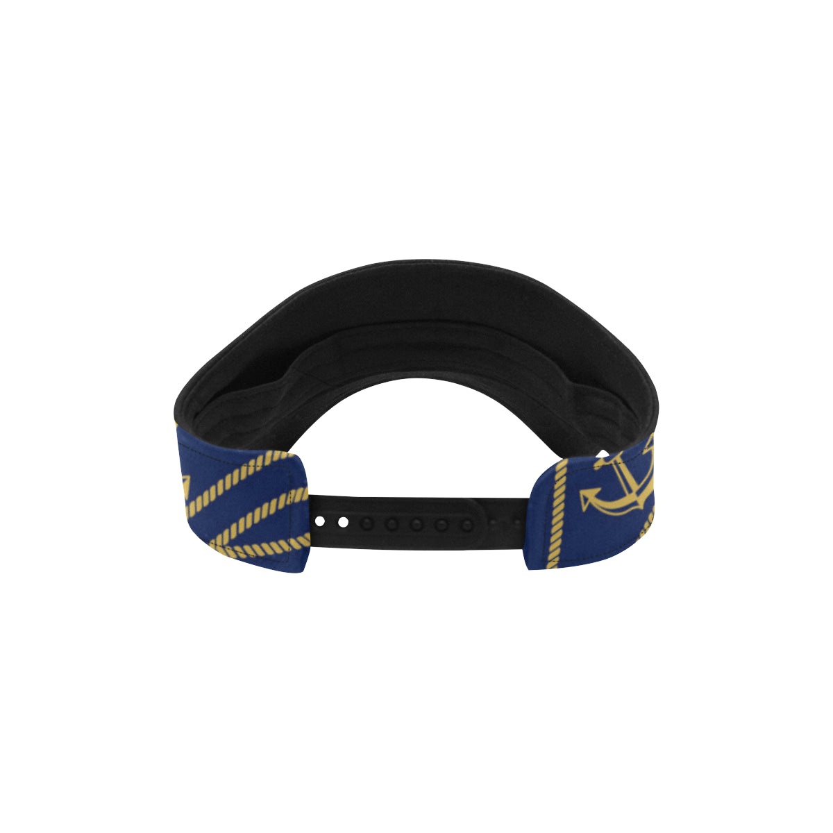 Nautical Anchor Rope Pattern Unisex Sun Visor