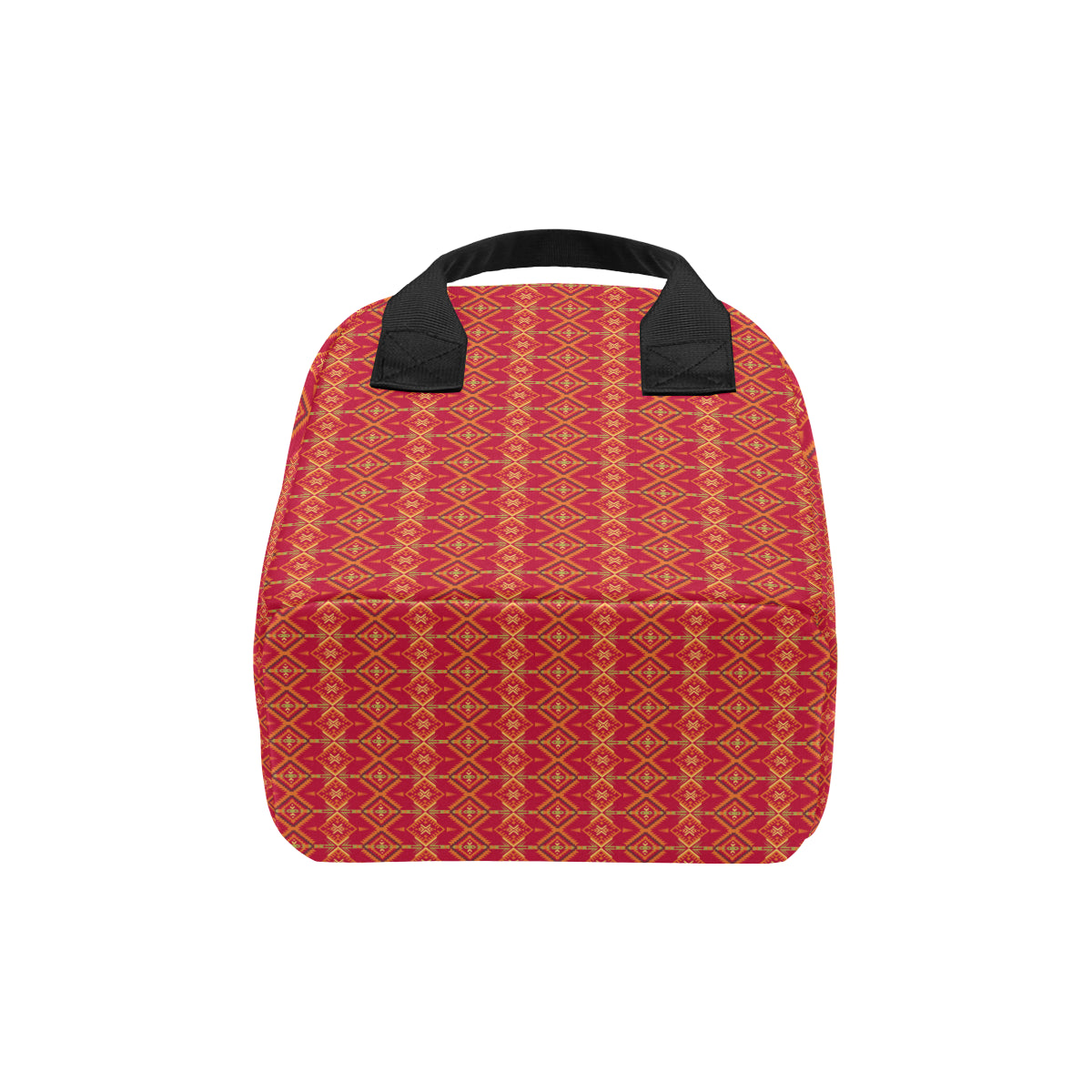 Southwest Aztec Design Themed Print Insulated Lunch Bag