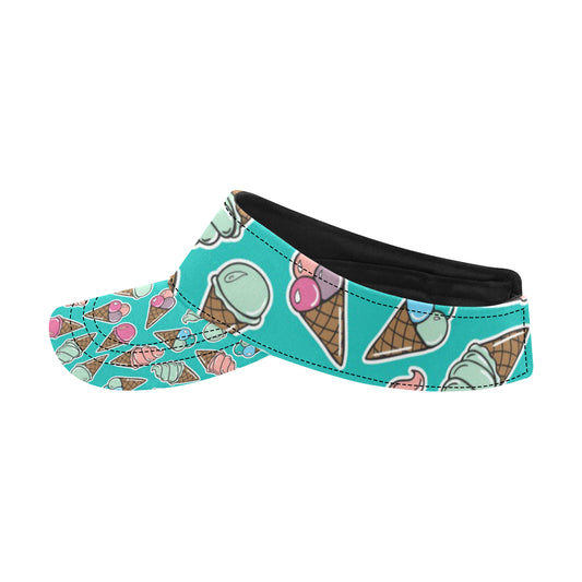 Ice Cream Pattern Print Design IC01 Unisex Sun Visor