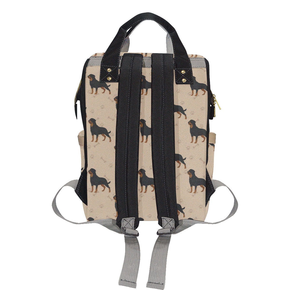 Rottweiler Pattern Print Design A01 Diaper Bag Backpack