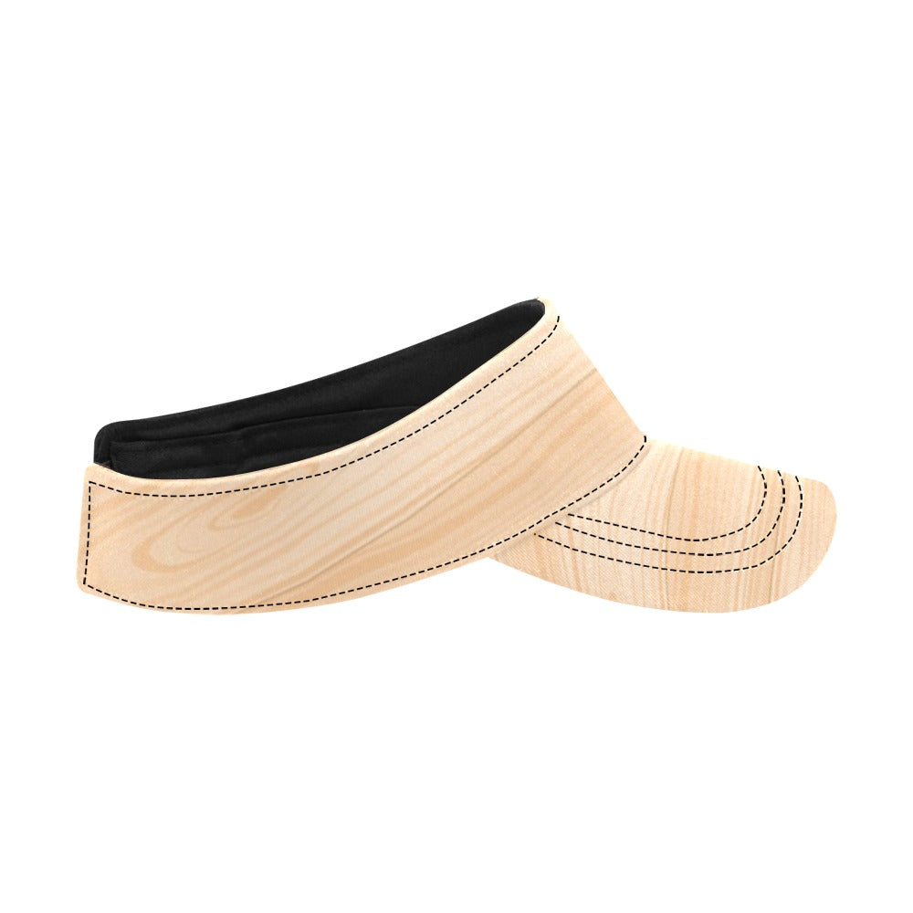 Wood Texture Print Design LKS302 Unisex Sun Visor