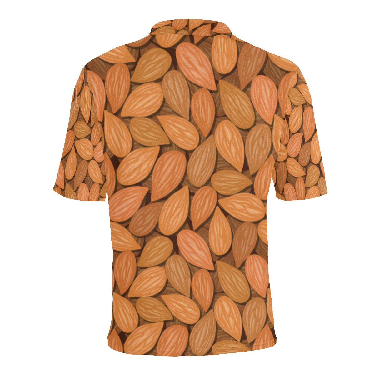 Almond Pattern Print Design 01 Men Polo Shirt