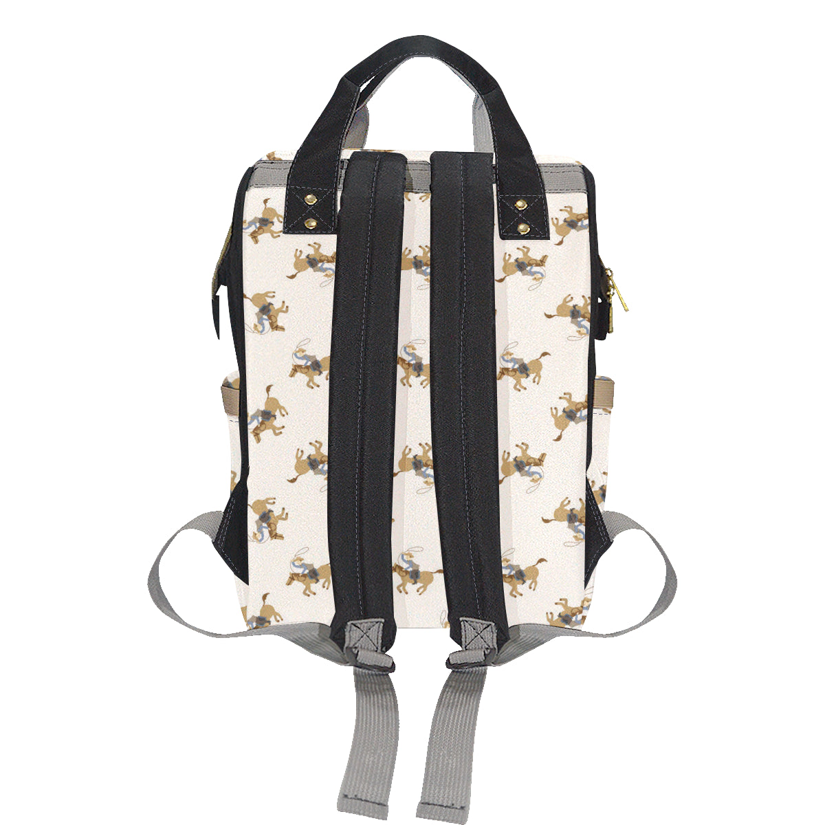 Cowboy Pattern Print Design 01 Diaper Bag Backpack