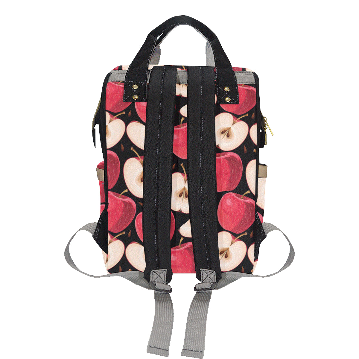 Apple Pattern Print Design AP02 Diaper Bag Backpack