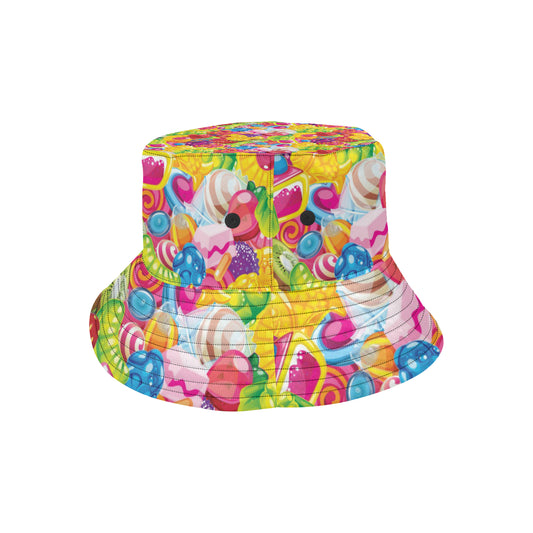 Candy Pattern Print Design CA01 Unisex Bucket Hat