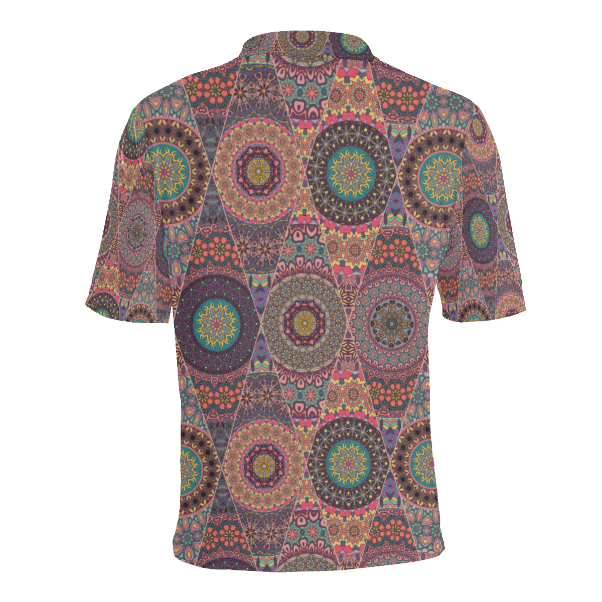 Bohemian Pattern Print Design 07 Men Polo Shirt