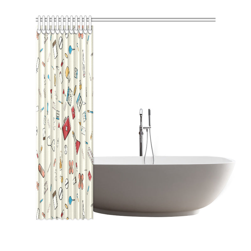 Nurse Pattern Print Design A04 Shower Curtain