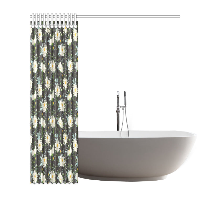 Daisy Pattern Print Design DS08 Shower Curtain