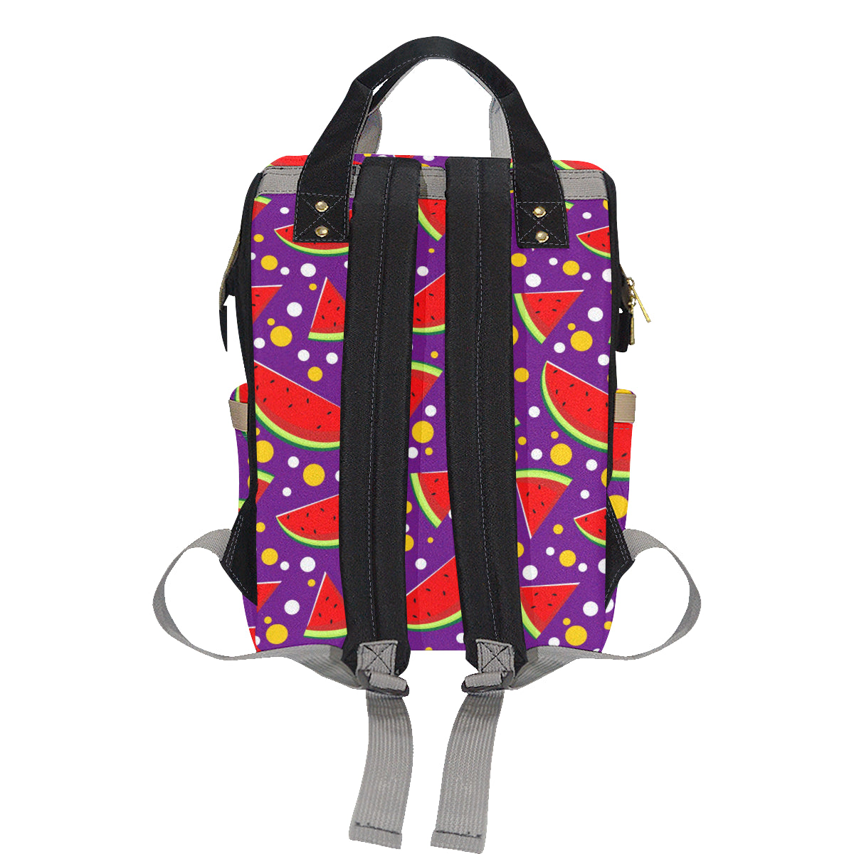 Watermelon Pattern Print Design WM010 Diaper Bag Backpack