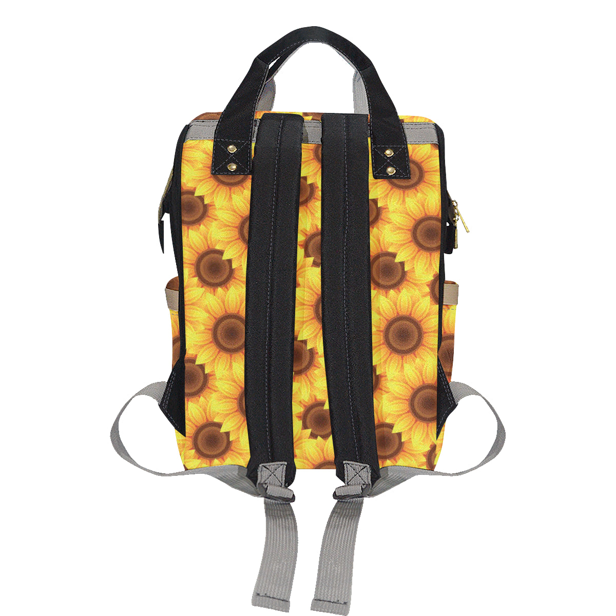 Sunflower Pattern Print Design SF07 Diaper Bag Backpack