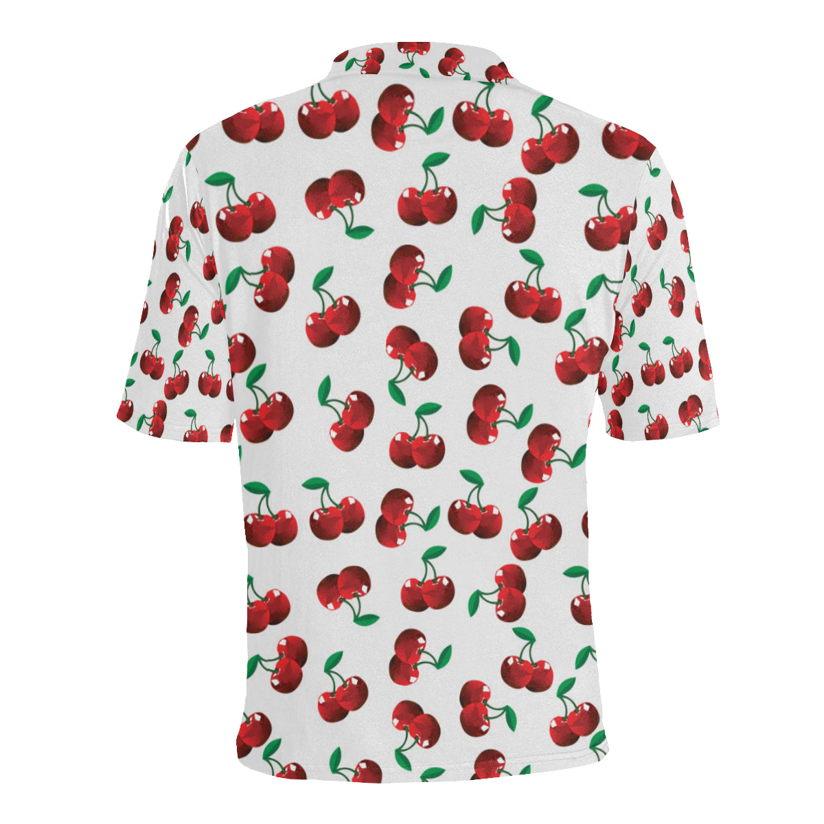 Cherry Pattern Print Design 01 Men Polo Shirt
