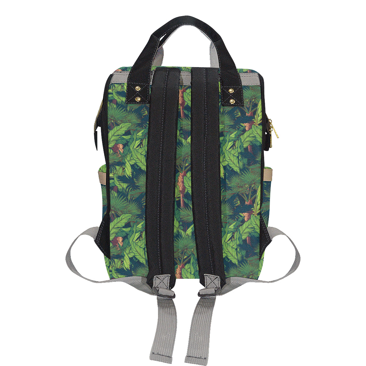 Rainforest Pattern Print Design A01 Diaper Bag Backpack