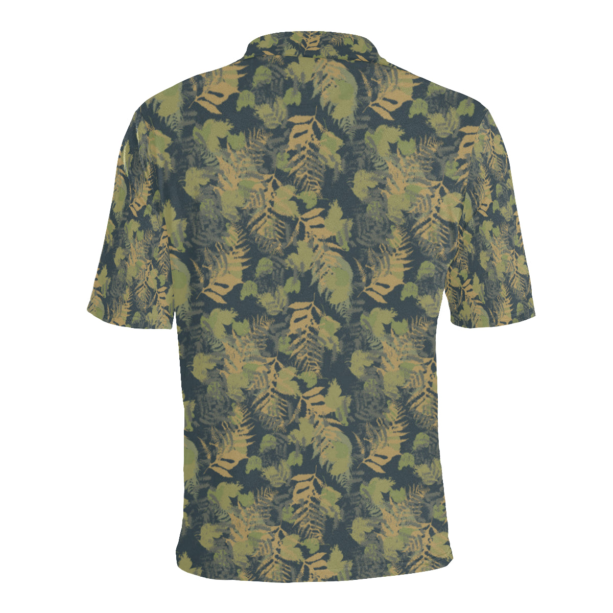 Camouflage Tropical Pattern Print Design 04 Men Polo Shirt