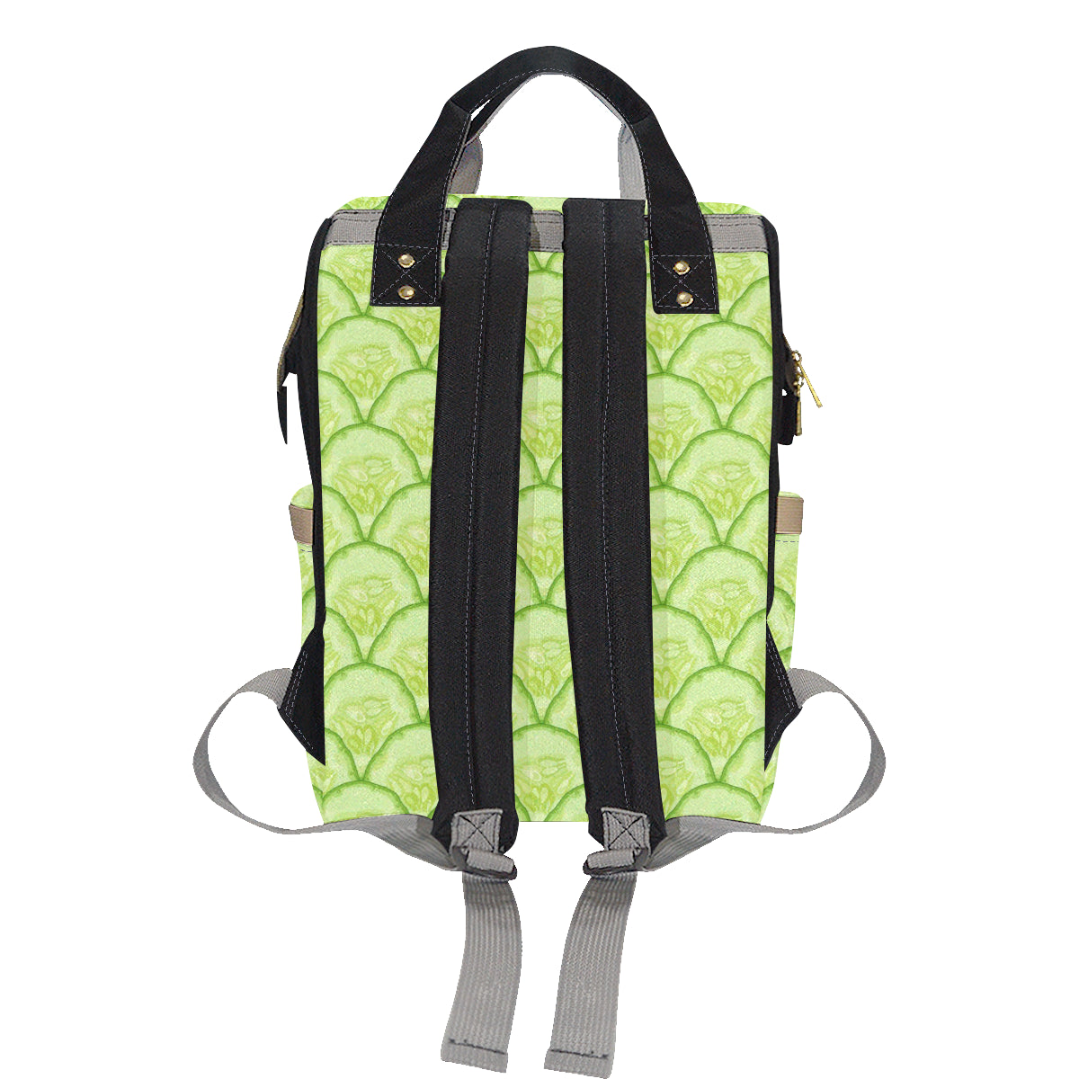 Cucumber Pattern Print Design CC04 Diaper Bag Backpack