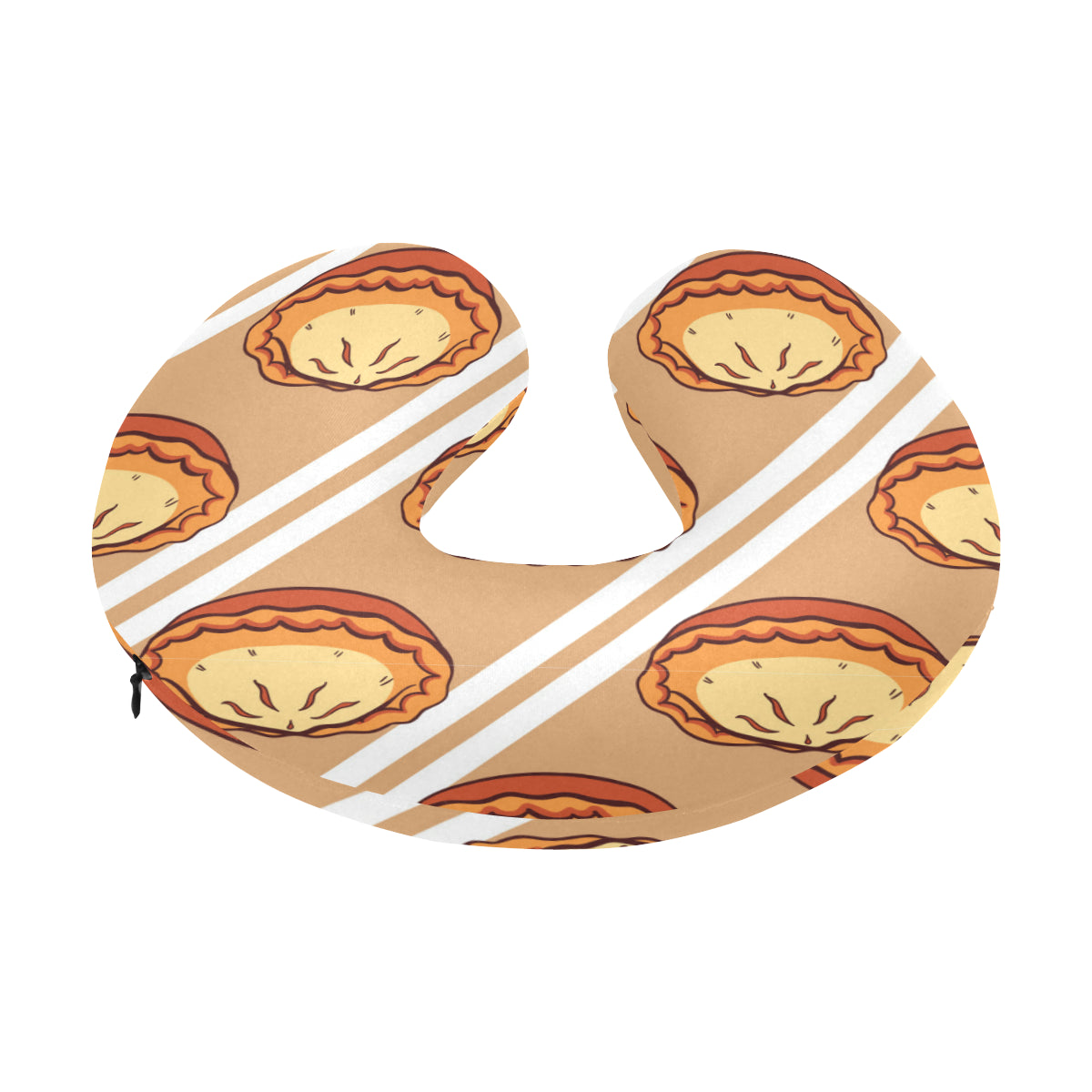 Pie Pattern Print Design A02 U-Shaped Travel Neck Pillow