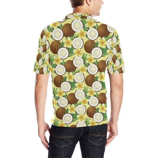 Coconut Pattern Print Design CN02 Men Polo Shirt