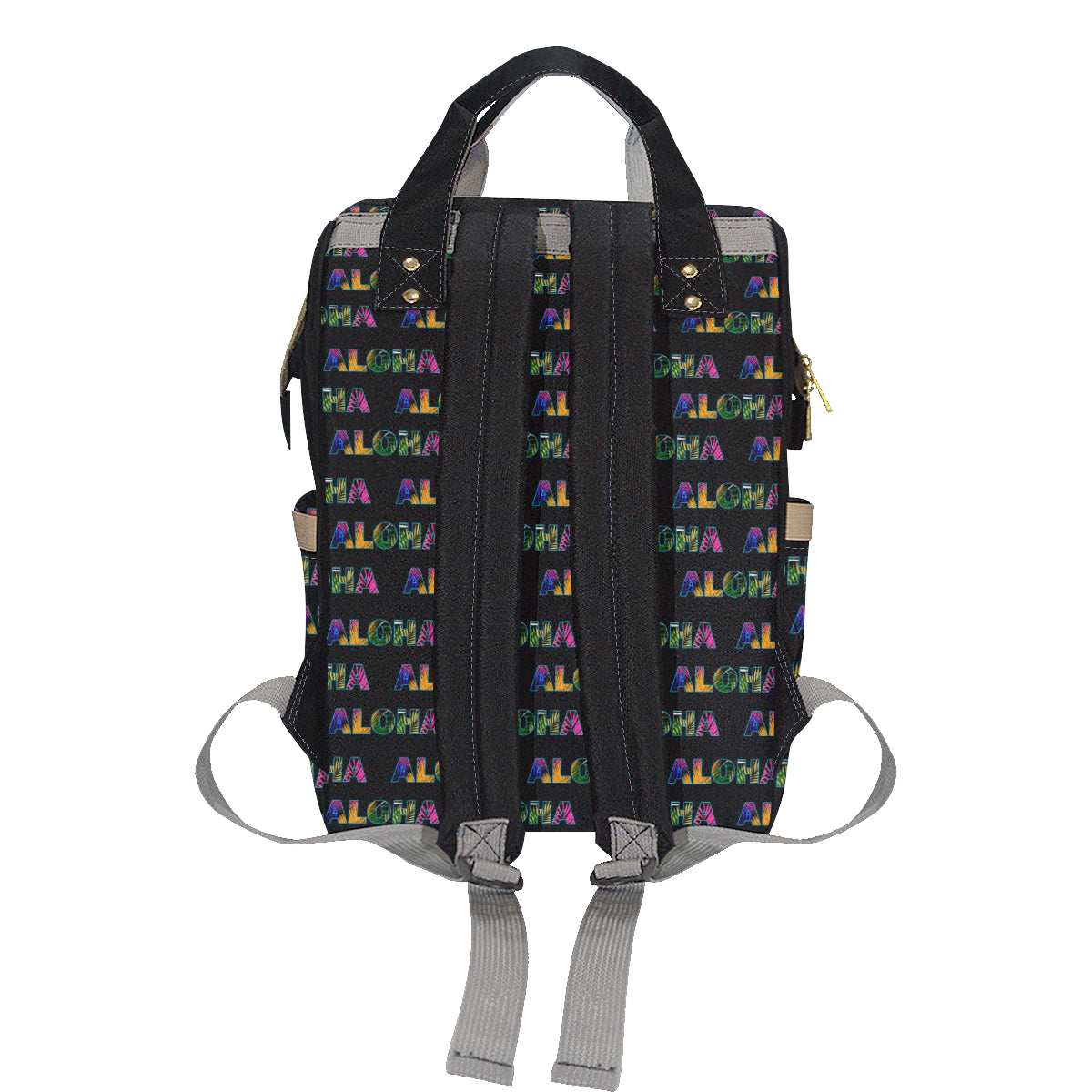 Aloha Hawaii Neon Diaper Bag Backpack