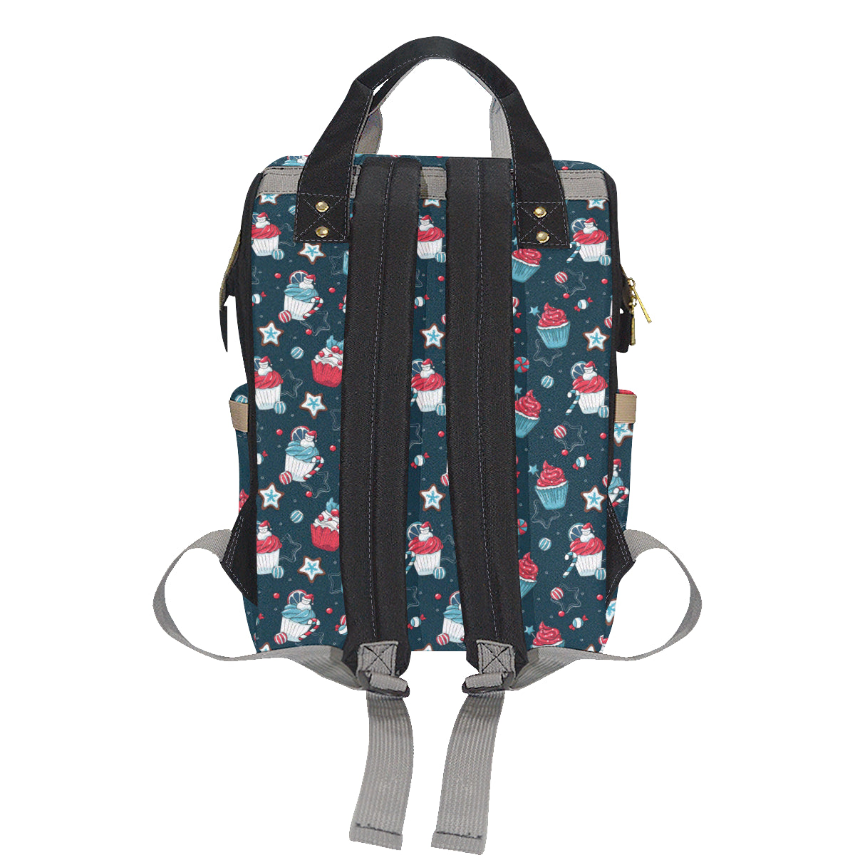 Cupcake Pattern Print Design 03 Diaper Bag Backpack