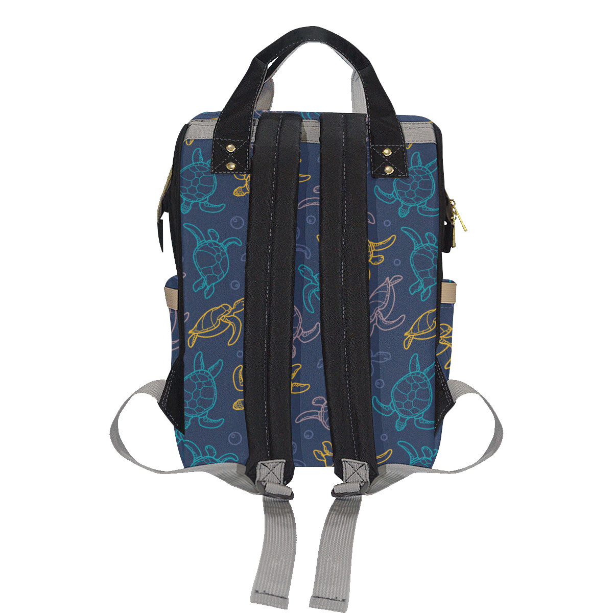Sea Turtle Baby Print Diaper Bag Backpack