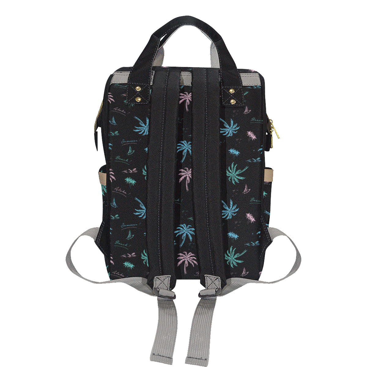 Aloha Hawaii Pattern Print Design 03 Diaper Bag Backpack