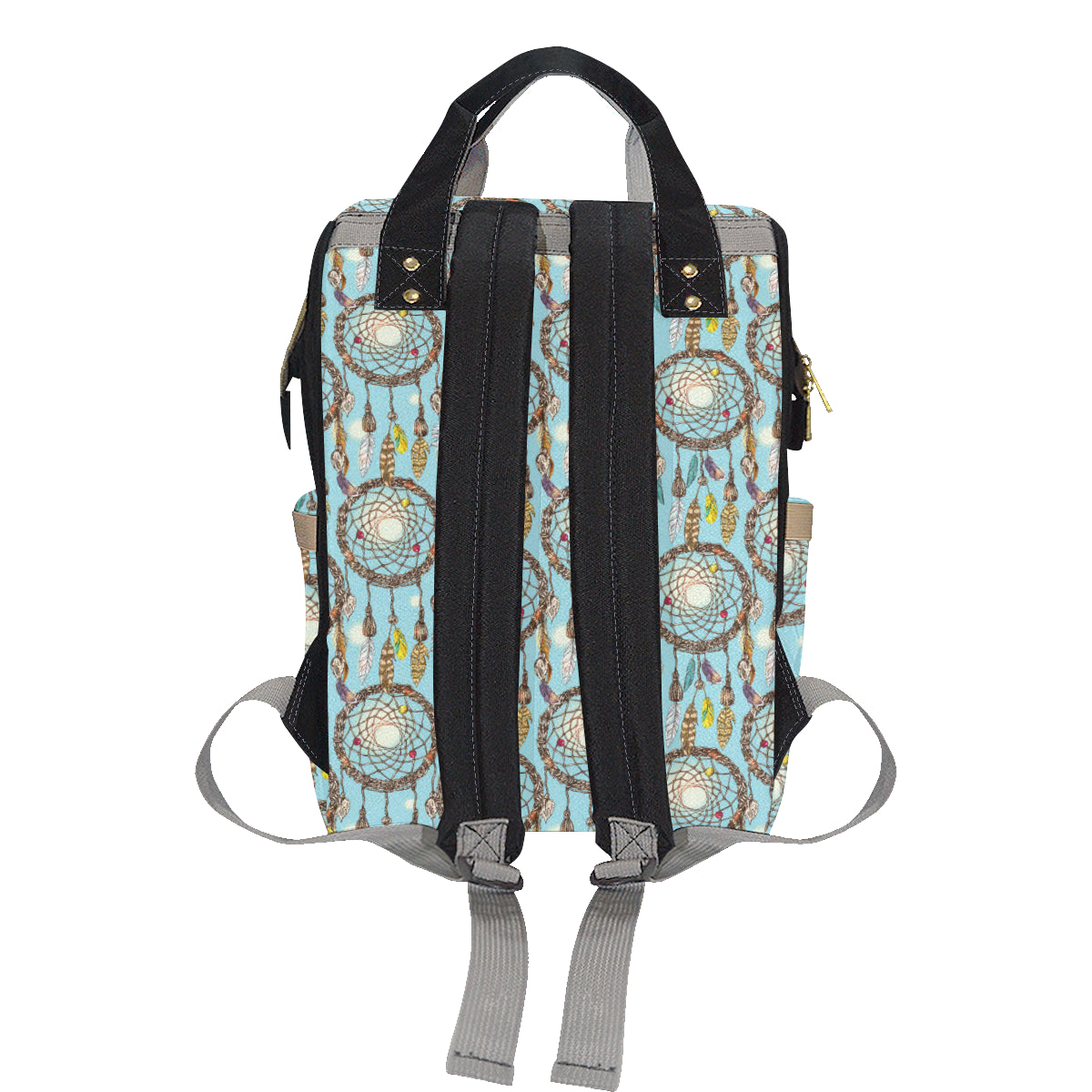 Blue Dream catcher Diaper Bag Backpack