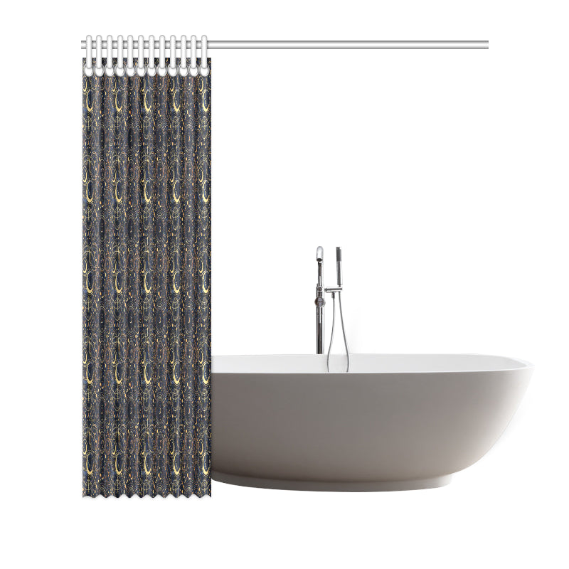 Celestial Pattern Print Design 04 Shower Curtain
