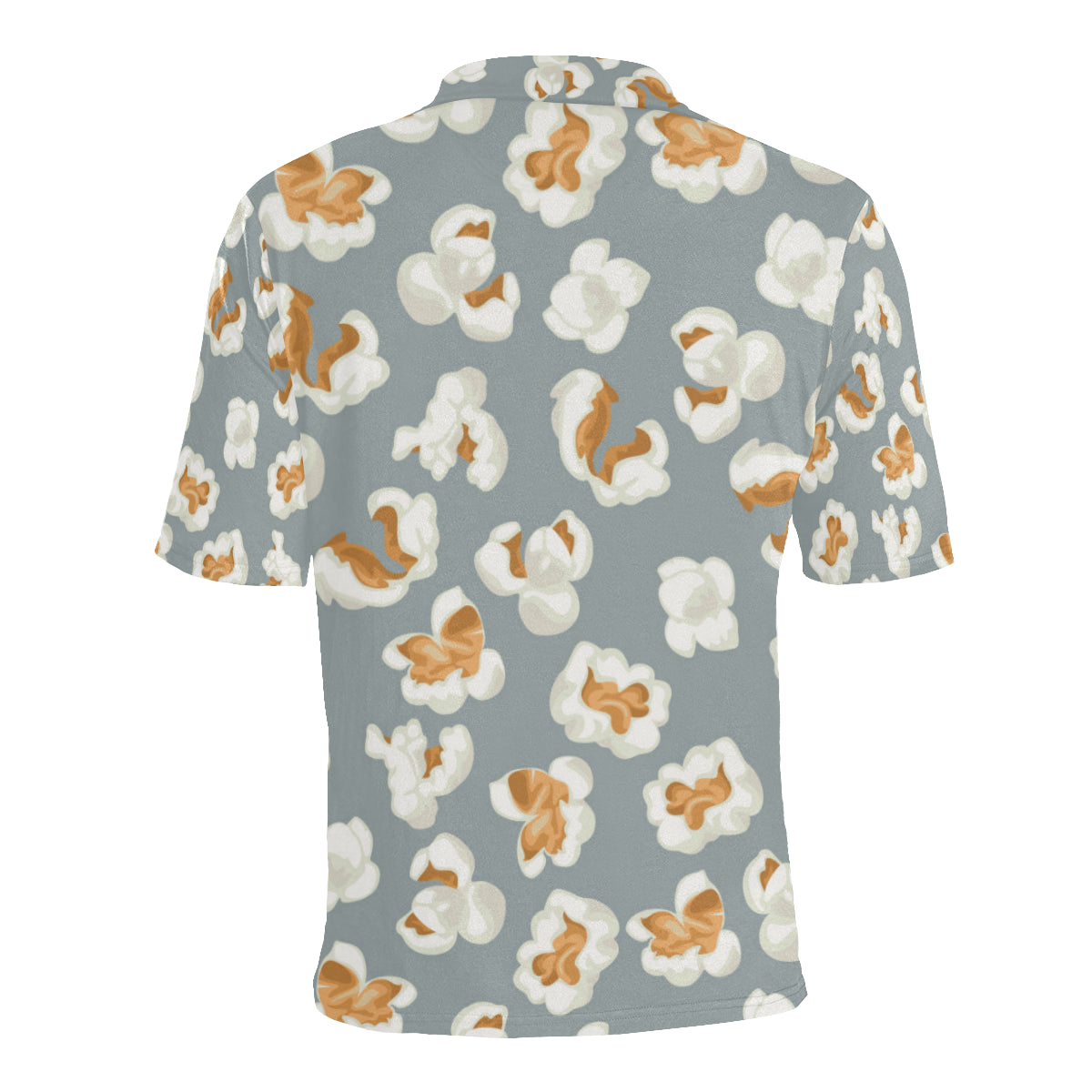 Popcorn Pattern Print Design A05 Men Polo Shirt