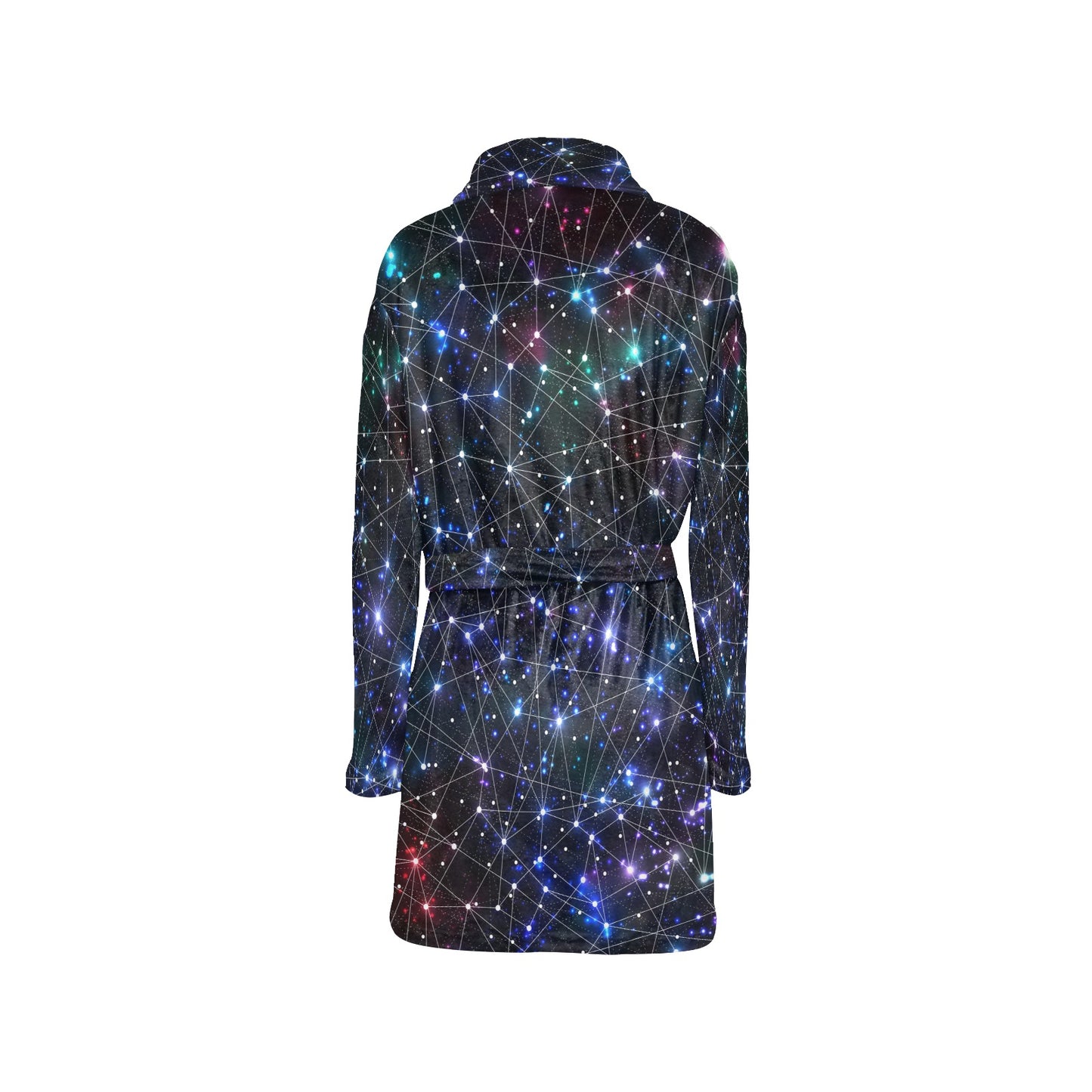 Cosmic Pattern Print Design 01 Women's Fleece Robe