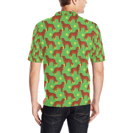 Setters Irish Print Design LKS302 Men Polo Shirt